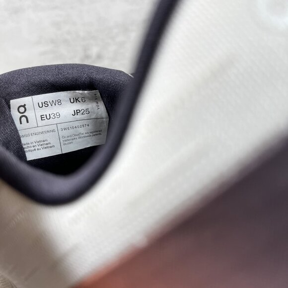 On Cloud Cloudspark Running Shoes - Women's Size 8 - Ivory Glacier - Picture 10 of 10